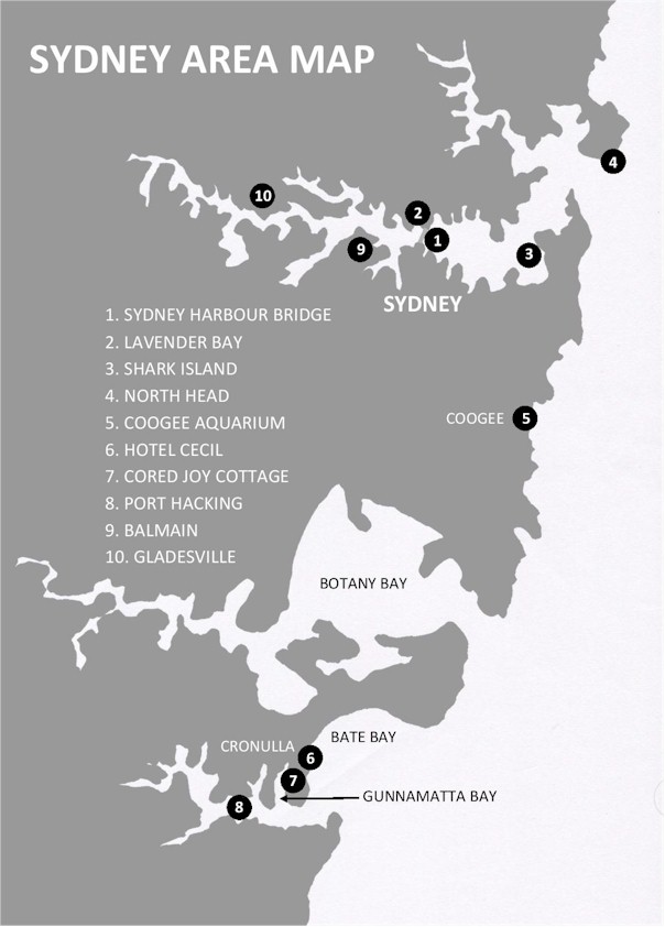 Sydney Area Map